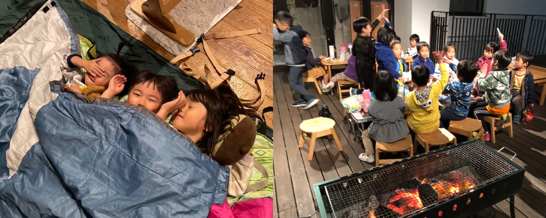 お泊まり保育