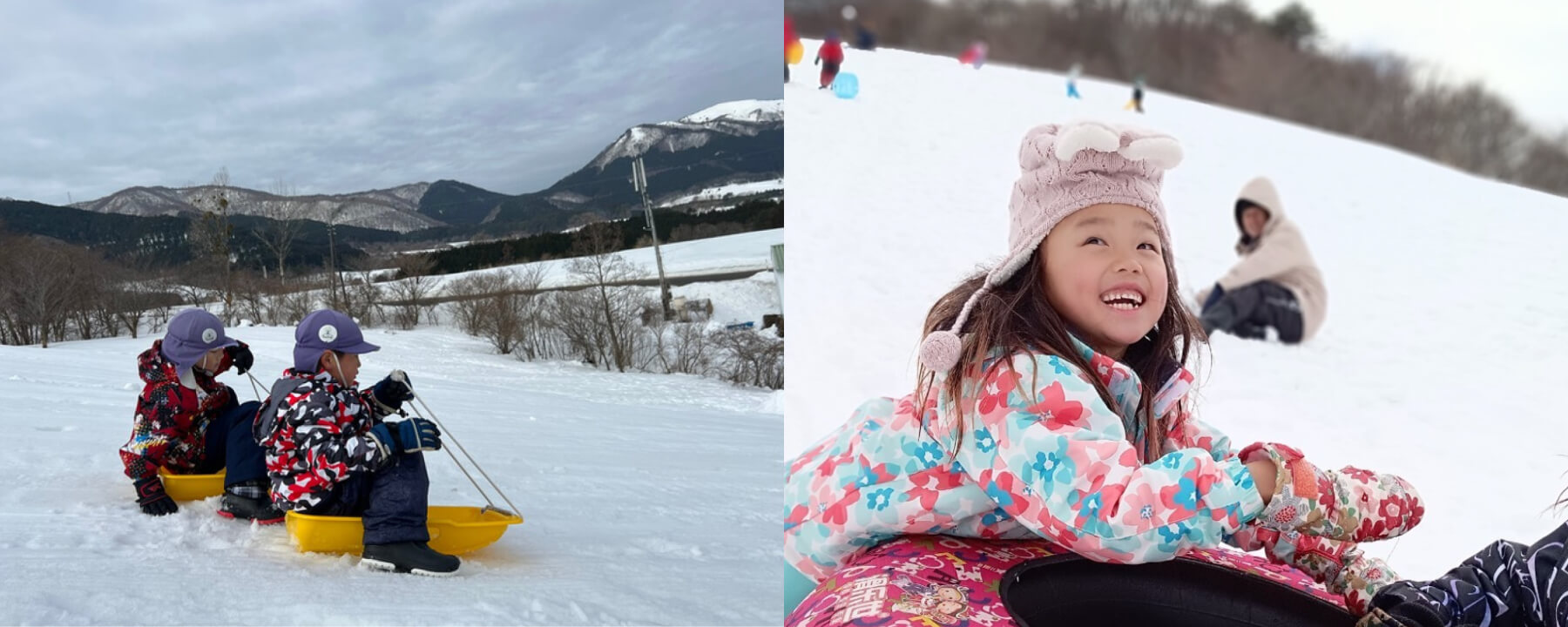 雪山キャンプ