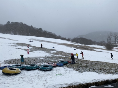 雪山キャンプ